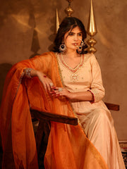 Siya Silk Hand Embroidery Anarkali Suit Set