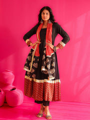 Trisha Mirror Work Anarkali Suit Set