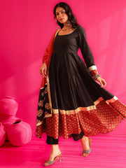 Trisha Mirror Work Anarkali Suit Set