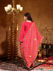 Pink Charm Gota Hand Embroidered Suit Set