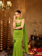 Heeriye Green Zardozi Sharara Set