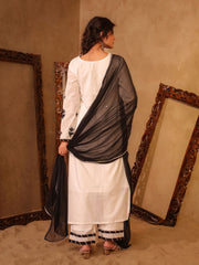 Renuka Embroidered Cotton Kurta Set