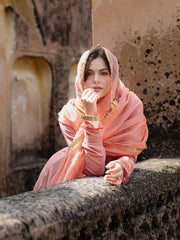 Sunaina Mul Chanderi Gota Work Anarkali Set