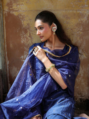 Tara Navy Blue Hand Embroidered Farsi Set