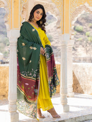Samriddhi Mul Cotton Anarkali Suit Set