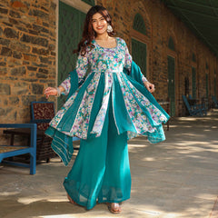 Rimjhim floral Sharara Suit Set