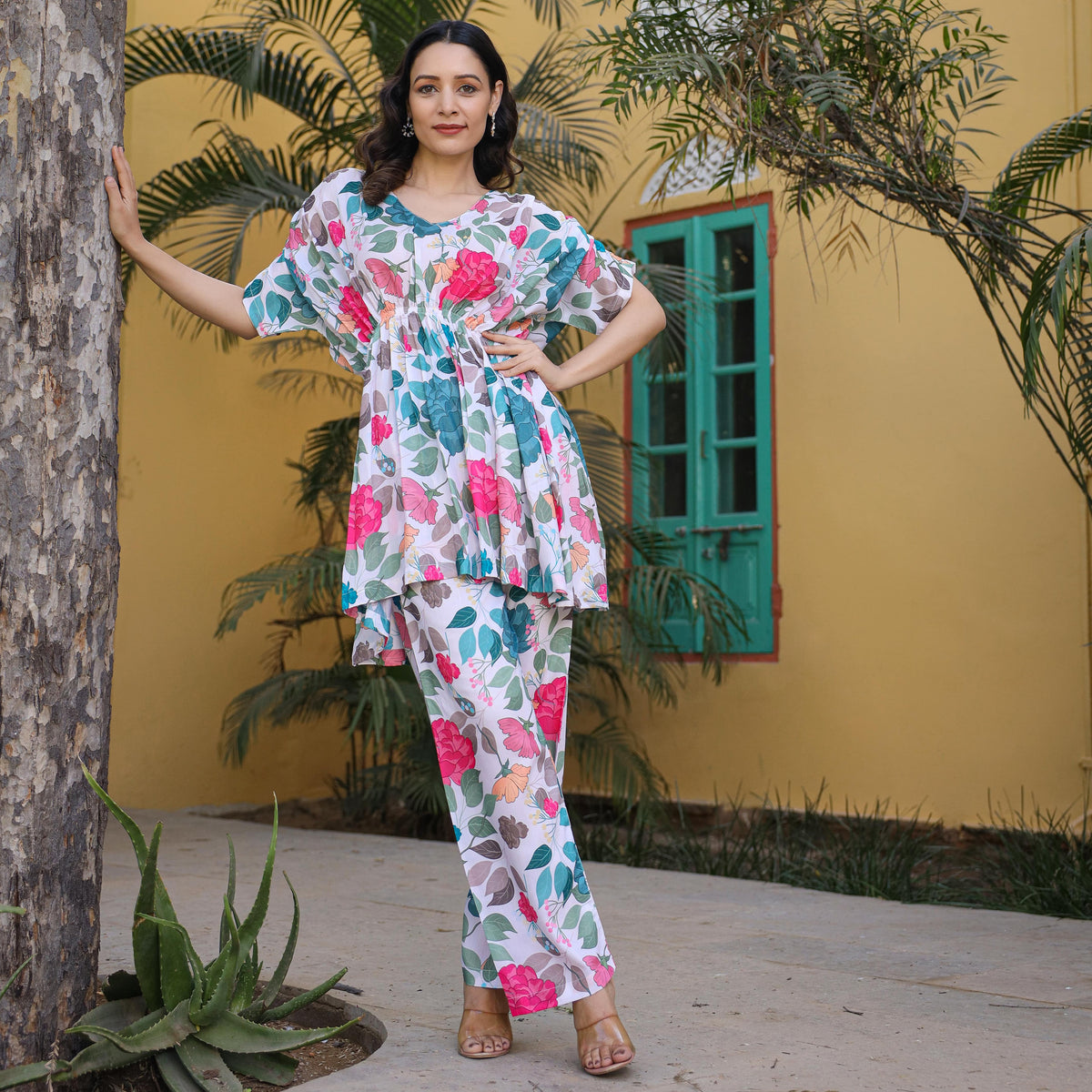 Asheera Spring floral Printed Co Ord Set