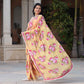 Asheera Yellow Floral Lace Work Pre Stitched 1 min Saree