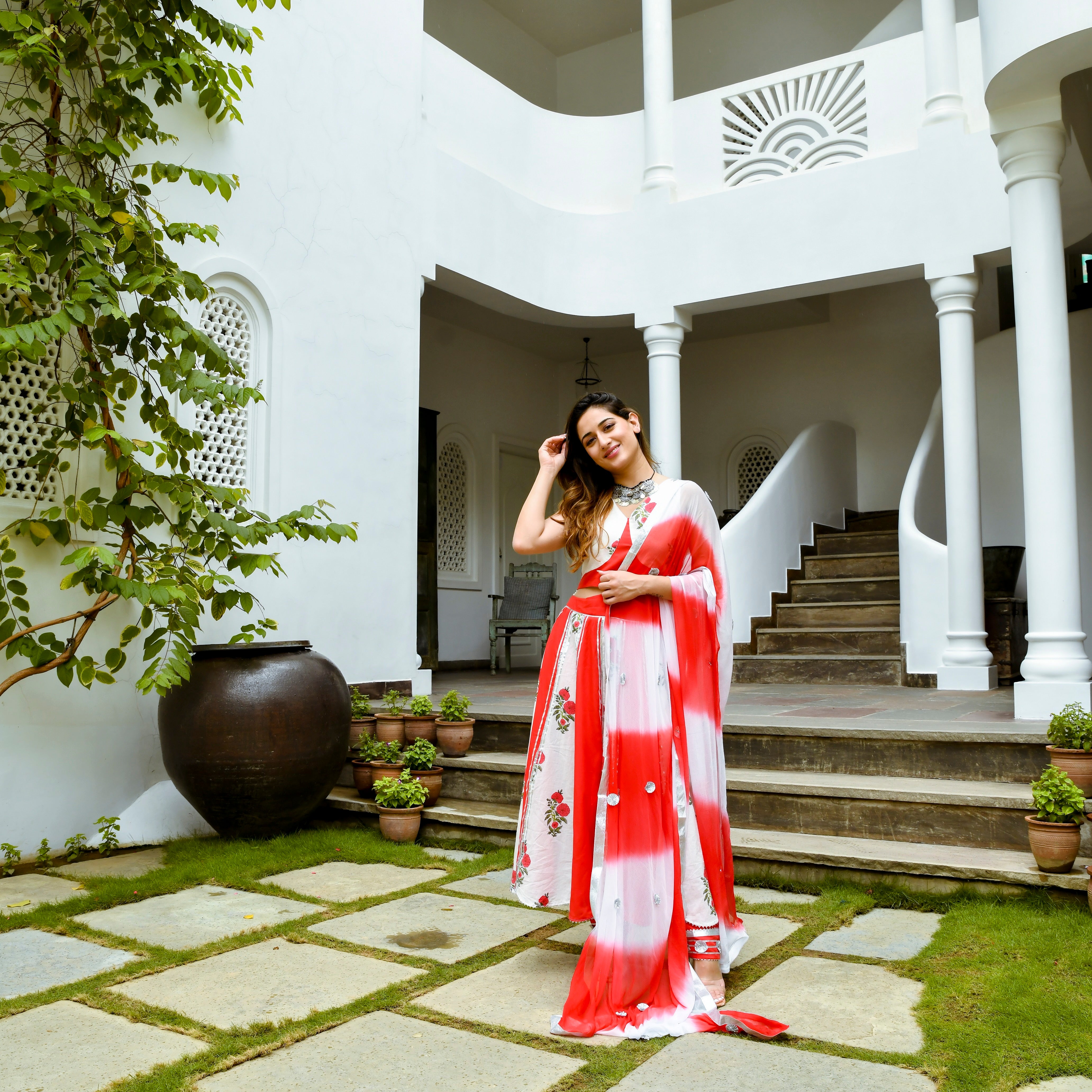 Cotton Pink Printed Anarkali Style Suit Set with Dupatta | Anarkali Set  Online USA – Ria Fashions