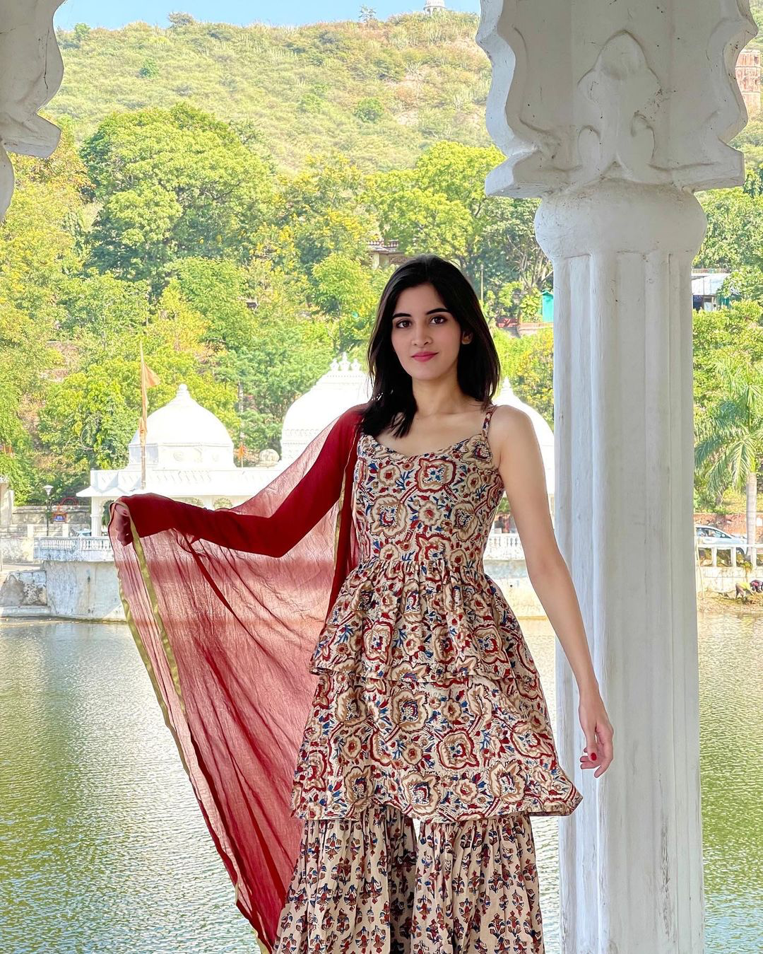 Cotton sharara suits deals